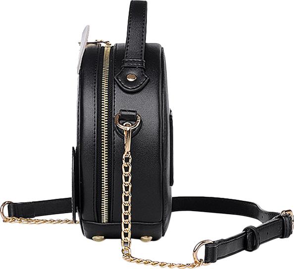 Túi Hộp Tròn Dây Xích Đeo Chéo Neo Bag BEIPIG-BLACK - Đen
