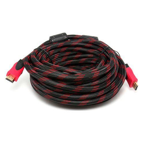 Cáp HDMI Dây Tròn lưới dài 20 mét Chuẩn 1.4V chống nhiễu - HDMI to HDMI 2 đầu đực