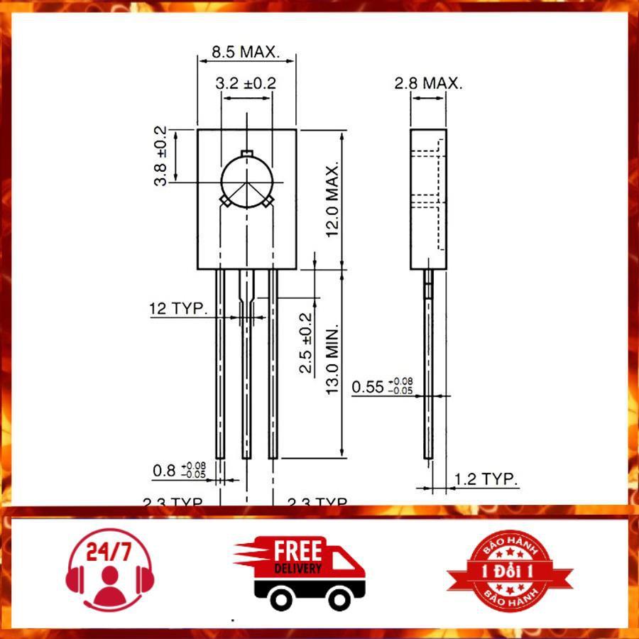 Linh kiện Transistor PNP B772 3A-30V