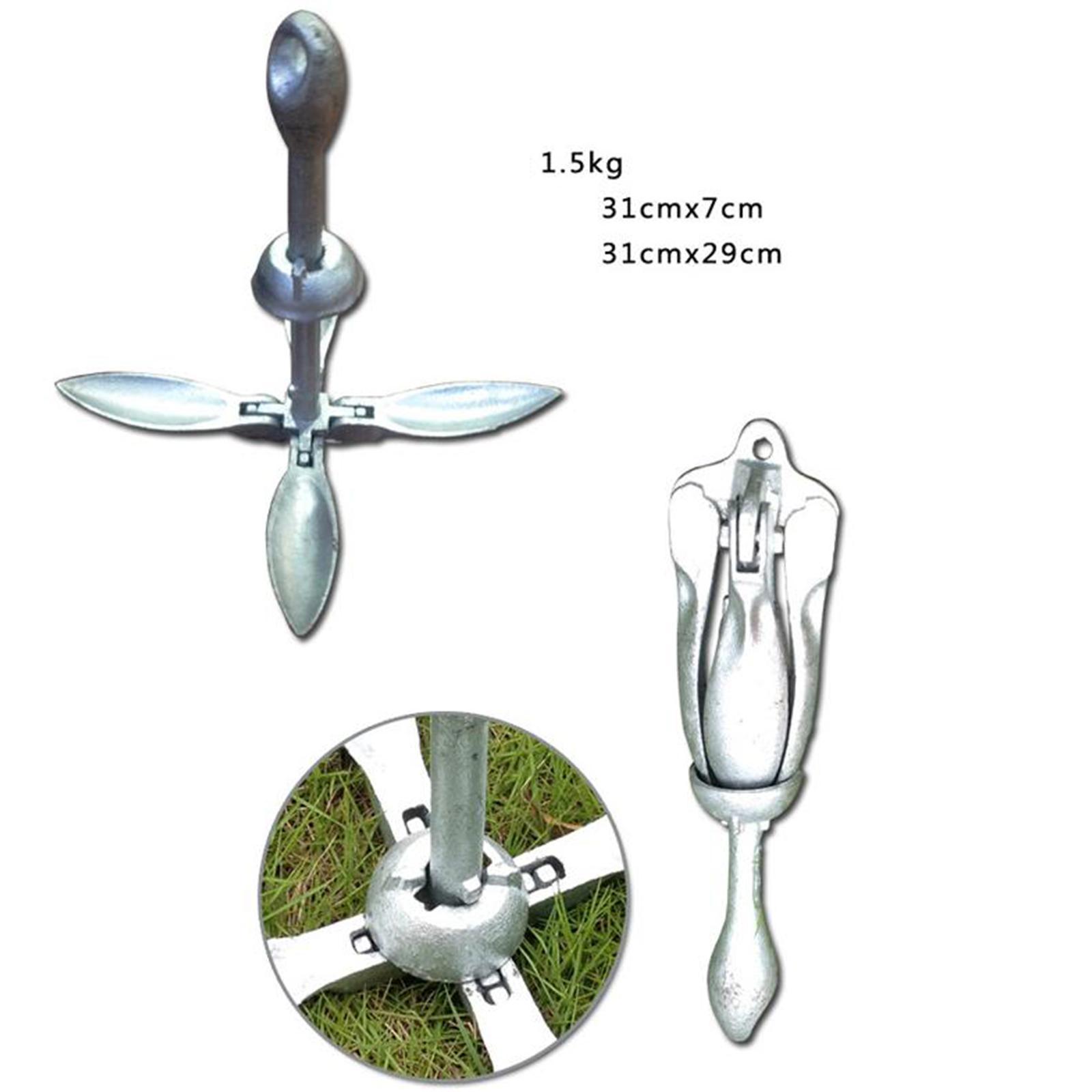 Boat Anchor Sturdy Boating Accessories  Gear for Paddle Boards Fishing