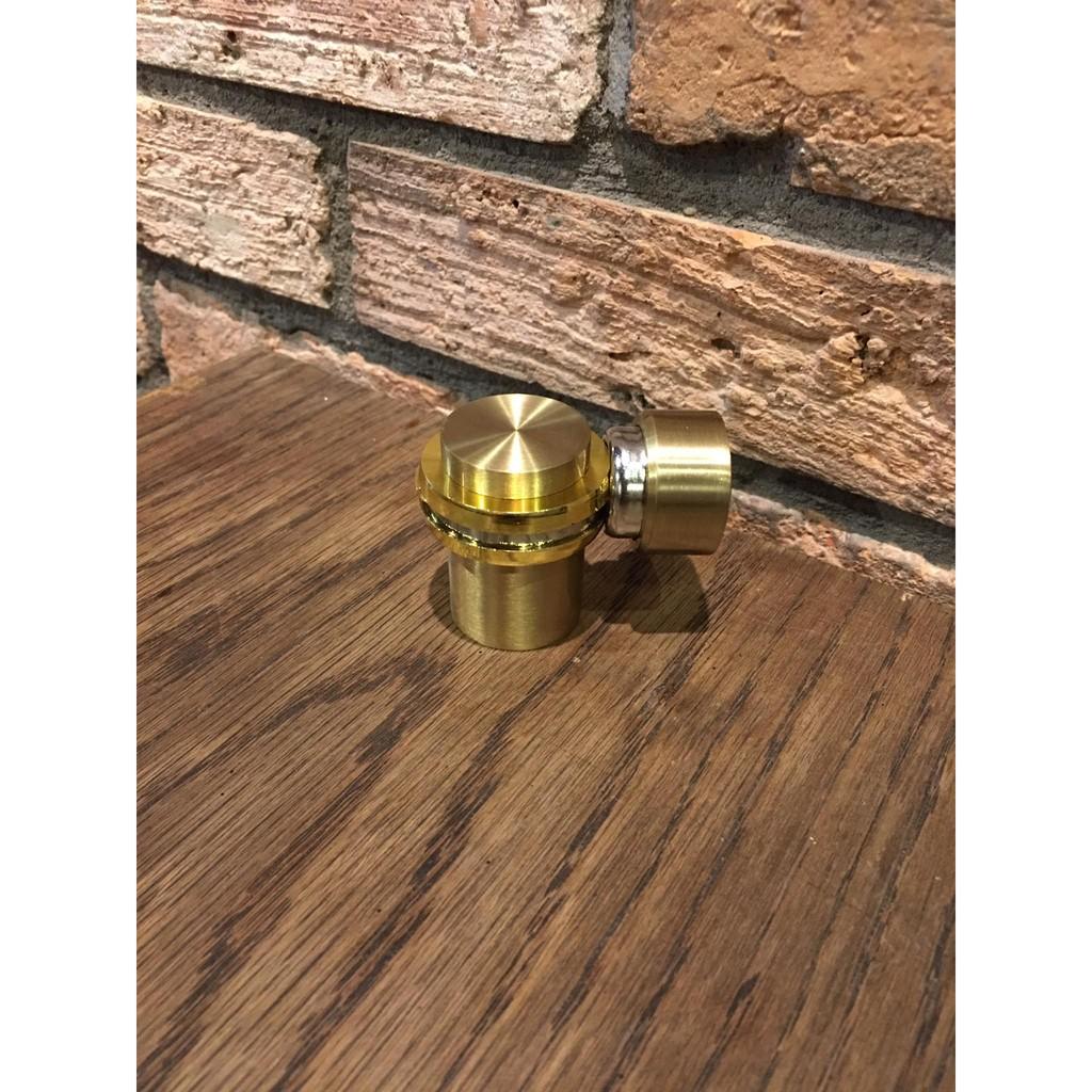 Hít cửa nam châm gắn sàn BRASS