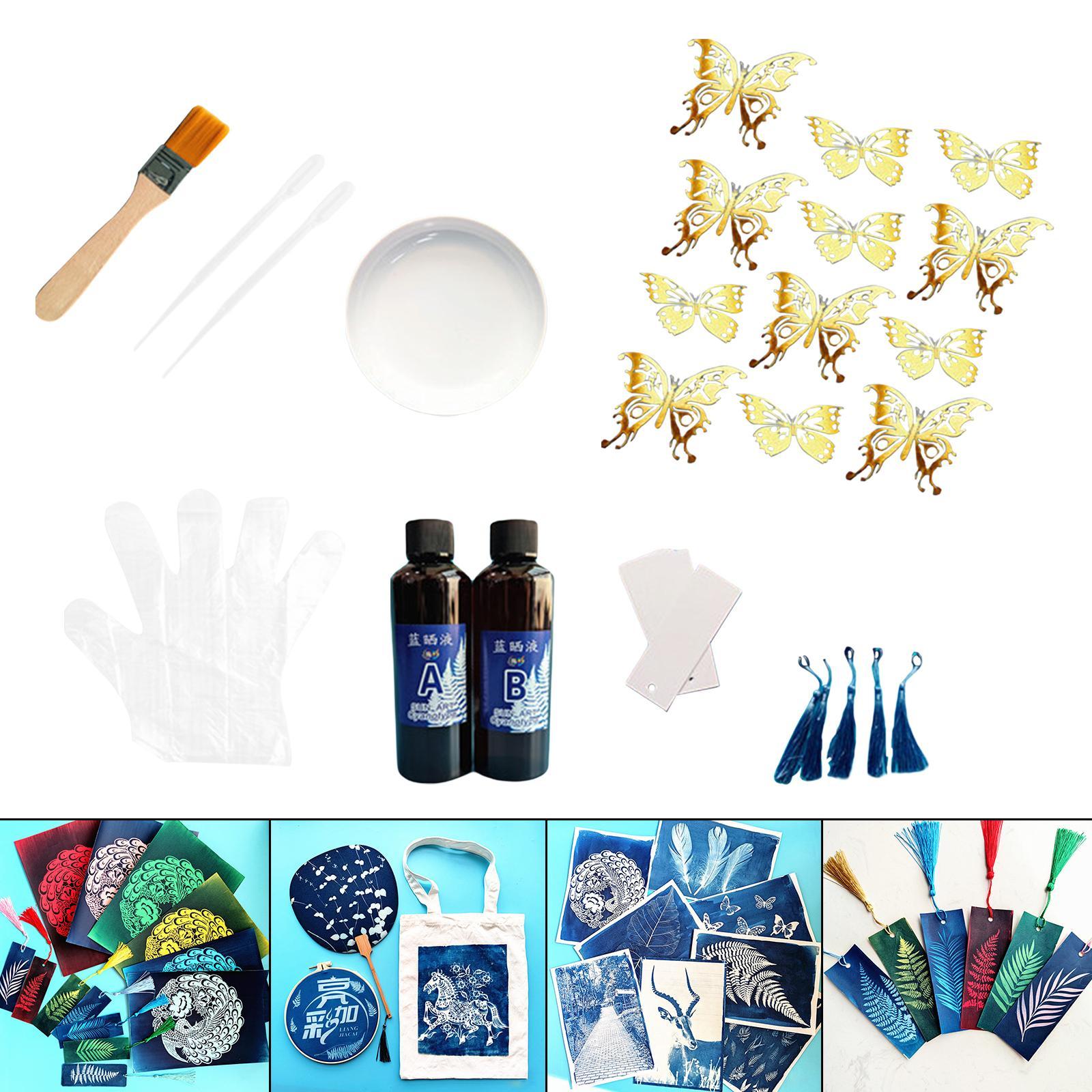 Cyanotype Printing DIY Kit  High Sensitive f/ sun Printing Paper