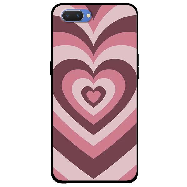 Ốp lưng dành cho Realme 2 - Realme 2 Pro - Tim Cầu Vồng Hồng Nhạt