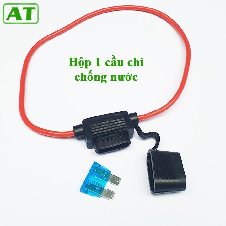 Hộp Cầu Chì Chống Nước Ô Tô Xe Máy Lắp 1 Cầu Chì