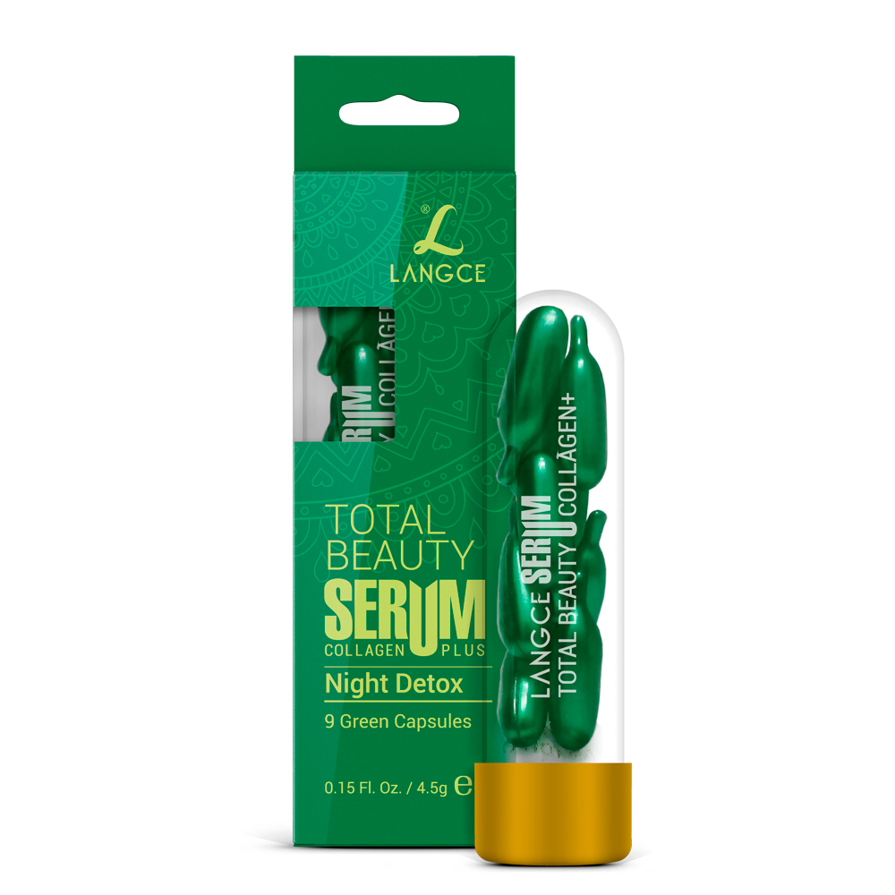 SERUM COLLAGEN+ ĐẸP DA VIÊN NANG XANH (9 VIÊN) LANGCE