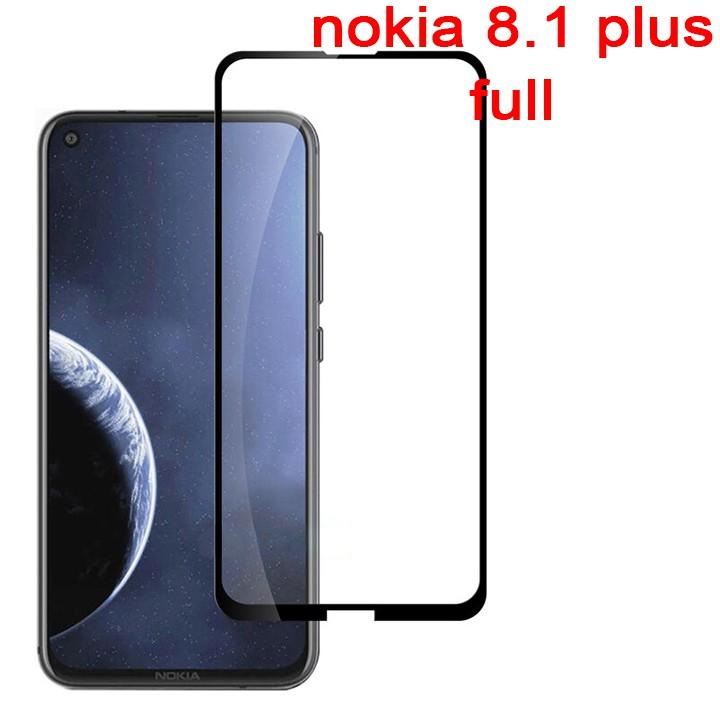 Miếng dán cường lực FULL màn hình dành cho NOKIA 8.1 PLUS