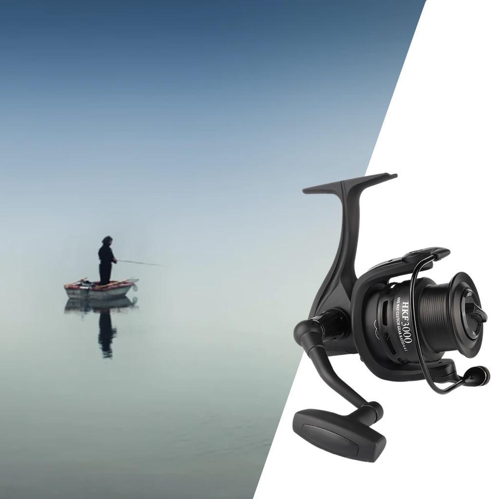 Fishing Reel Smooth High Speed Powerful 5.2:1/4.4:1 Gear Ratio Smooth Fishing Reels 3000-6000 for Lake Boat Ice Fishing