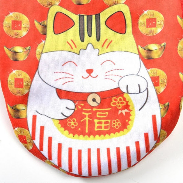 ÁO THUN CHO CHÓ MÈO HÌNH MÈO THẦN TÀI - SP000515 -20cm x 30cm x 5cm