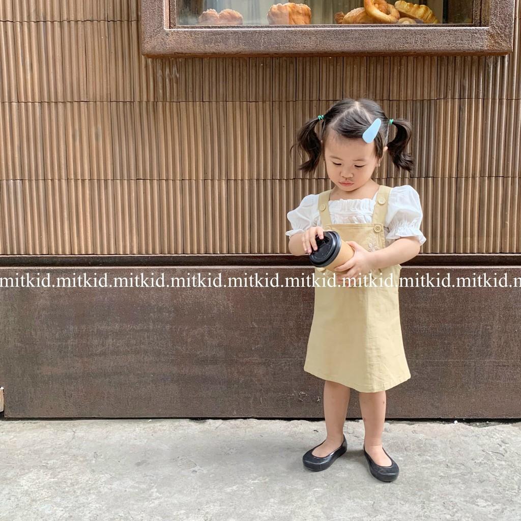 VÁY YẾM CHO BÉ GÁICÓ SẴN, Yếm đũi mềm mại FASHION cho bé gái ngày hè