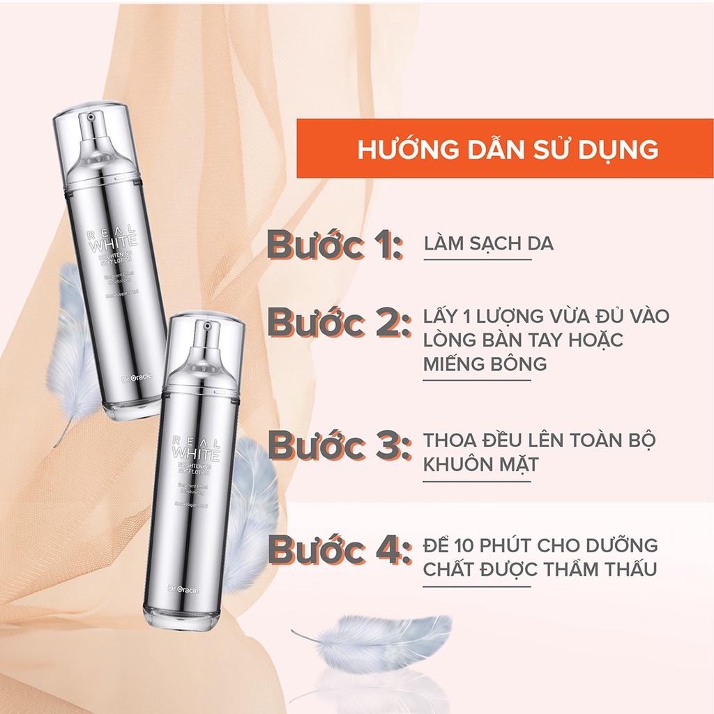 Sữa Dưỡng Trắng Da Dr.Oracle Real White Soft Lotion 120ml