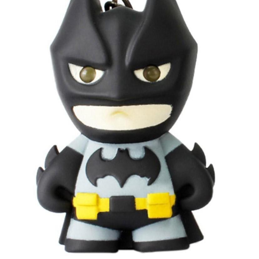 Móc Khóa Người Dơi BATMAN đèn Led phát sáng có nhạc-Móc khóa hình người dơi đèn LED độc đáo