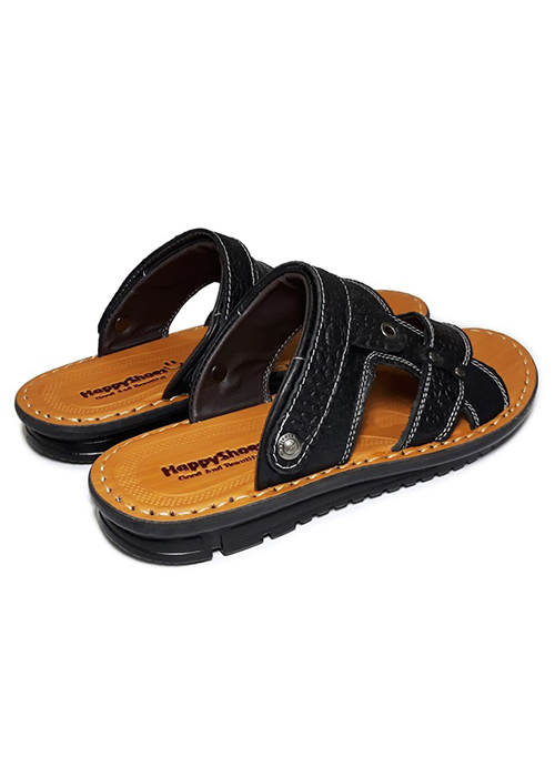 Giày Sandal Nam Da Bò Vân Cá Sấu HappyShoes - HP01