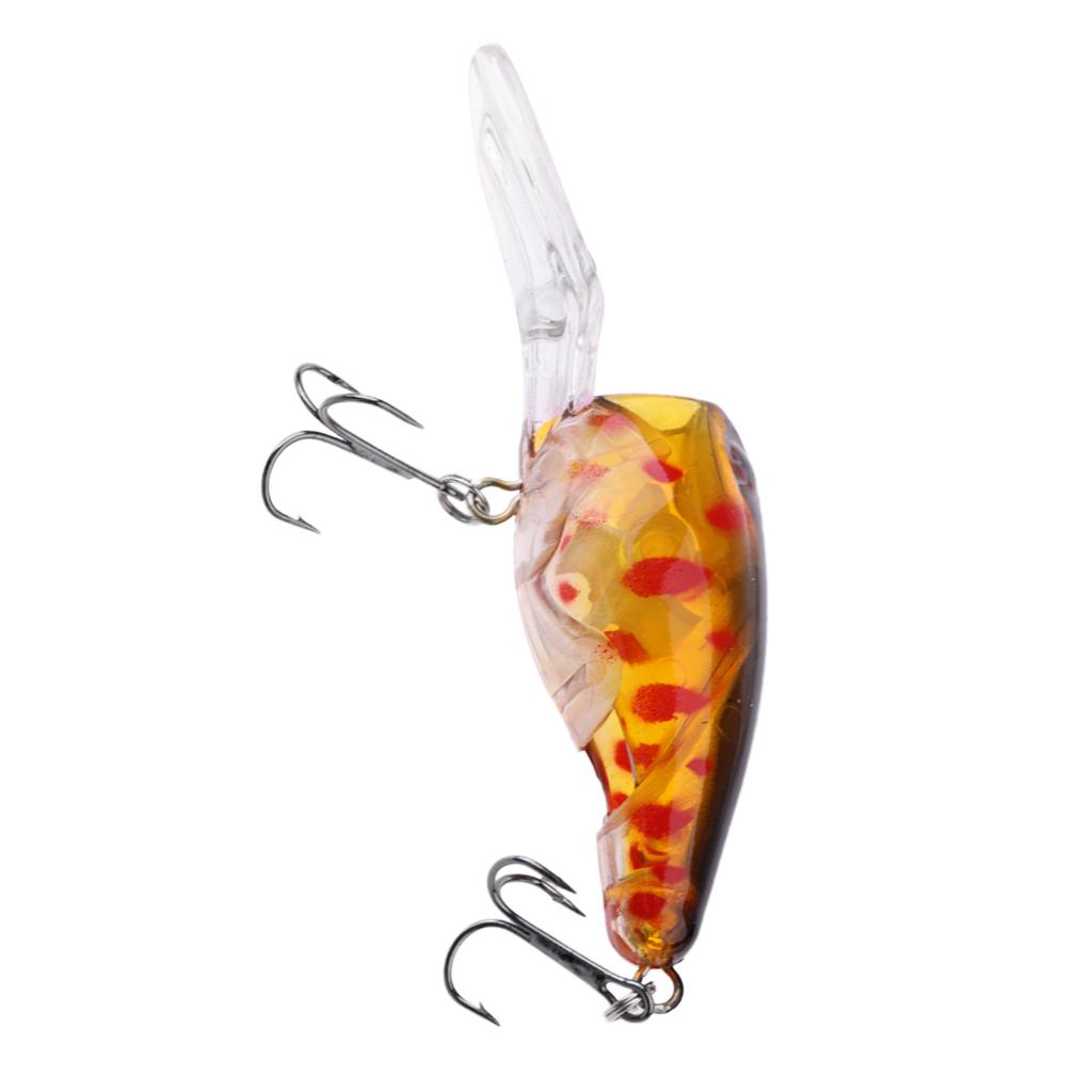 Fishing Lures Hard Bait Vivid Crankbait with Treble Hook 9cm/11.5g