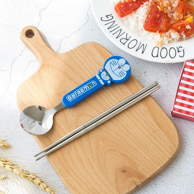 Bộ Thìa Dĩa Dễ Thương Inox Cho Bé