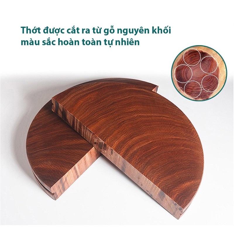 Thớt gỗ nghiến tây bắc, thớt gỗ không tâm nguyên khối độ bền cao, Sammi shop