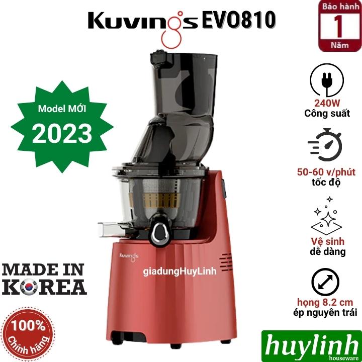 Máy ép trái cây chậm Kuvings EVO810 [Model 2023] - Sản xuất tại Hàn Quốc - Hàng chính hãng