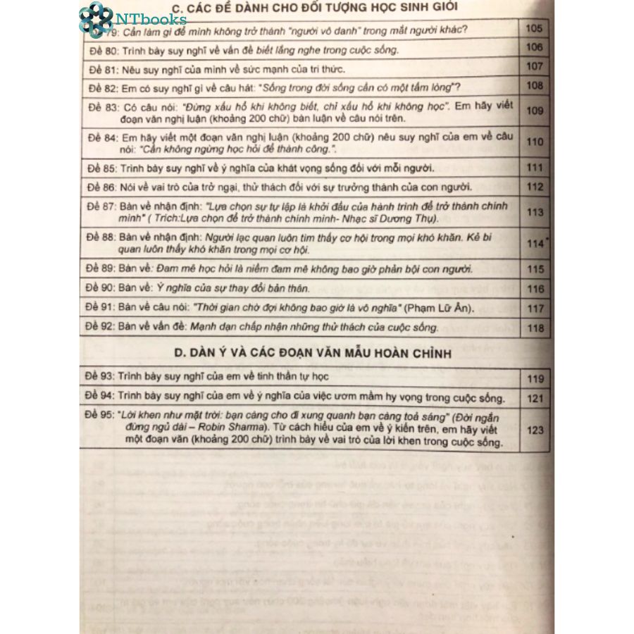 Hướng Dẫn Viết Dàn Ý Các Đoạn Văn Nghị Luận Xã Hội Ngữ Văn 8