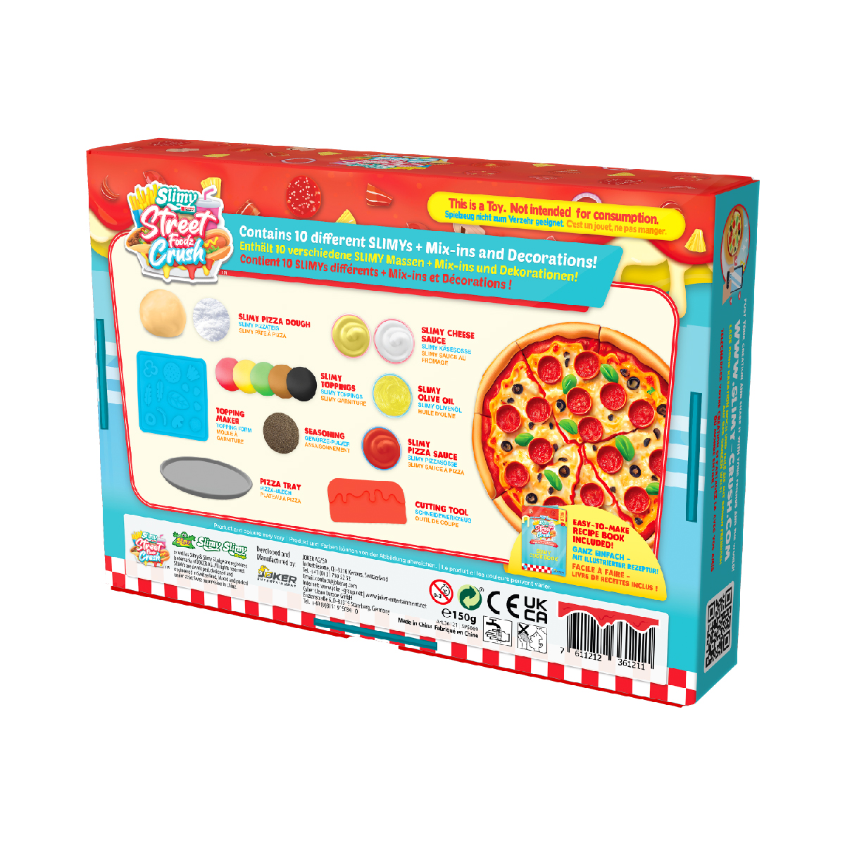 Đồ Chơi Bộ Slime Làm Đồ Ăn Street Food - Pizza Thơm Ngon SLIMY 36121