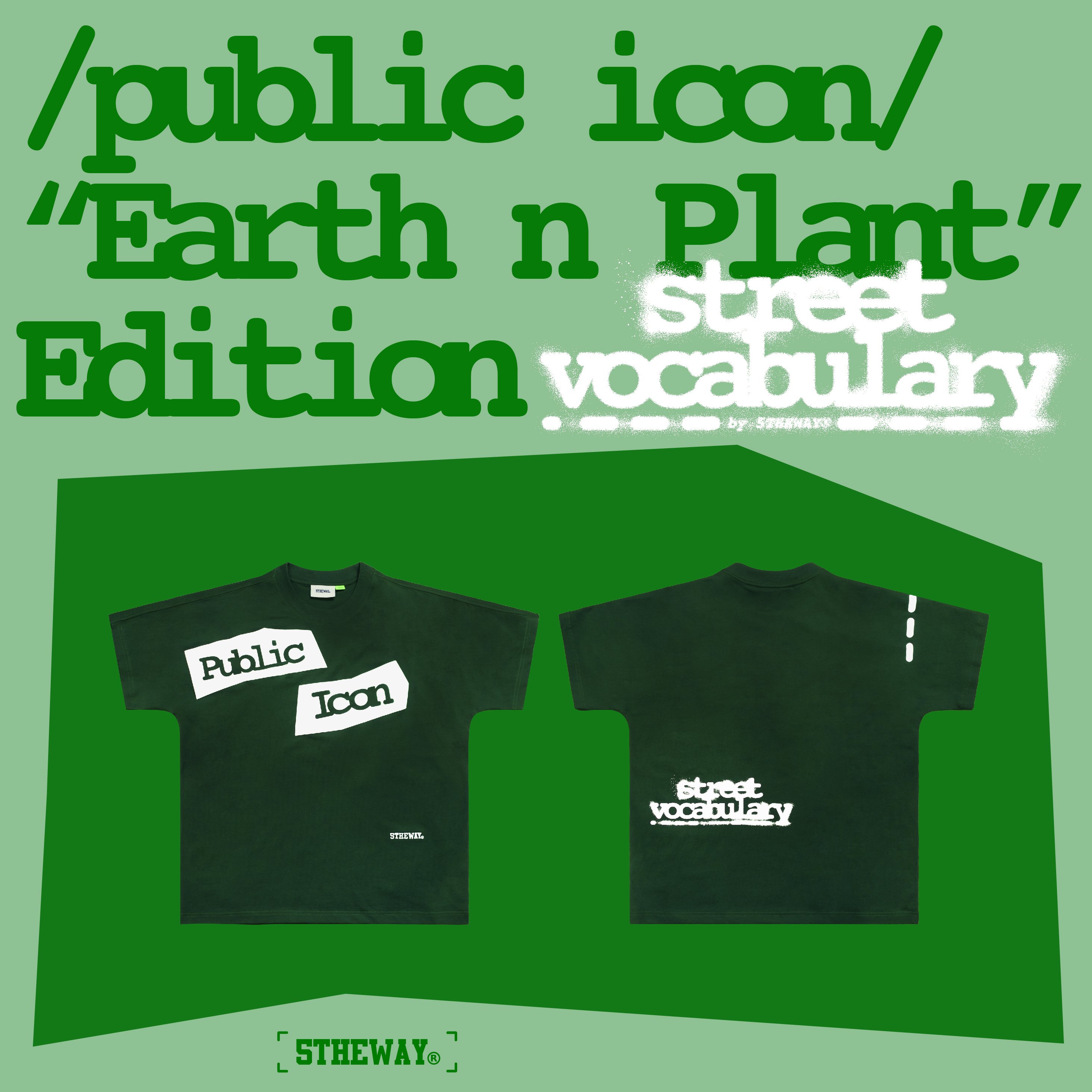 5THEWAY /public icon/ &quot;EARTH n PLANT&quot; EDITION in PLANT aka Xanh Lá