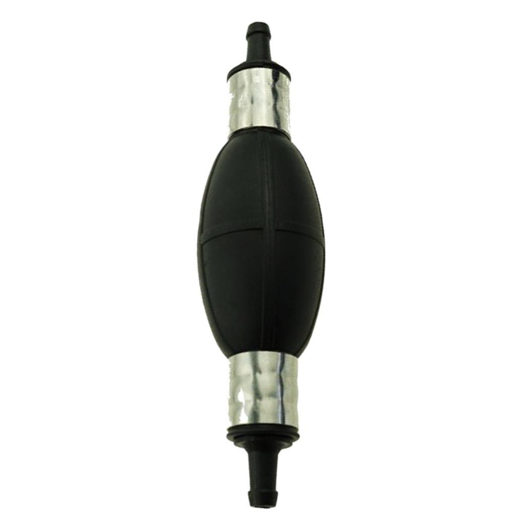2X 8mm Hand  Pump  Marine Fuel Line  Bulb All Fuels Black