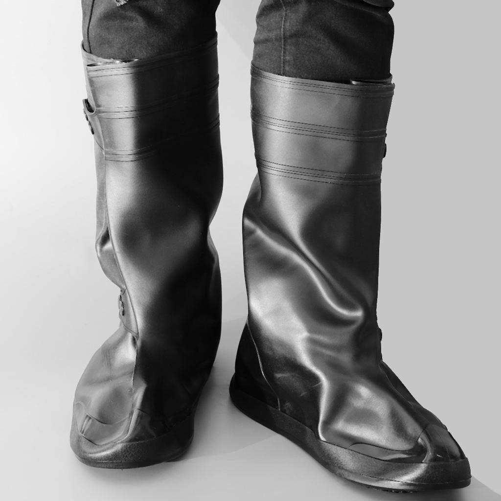 Waterproof High Rain Boot Cover Reusable Snowy Galoshes Overshoes