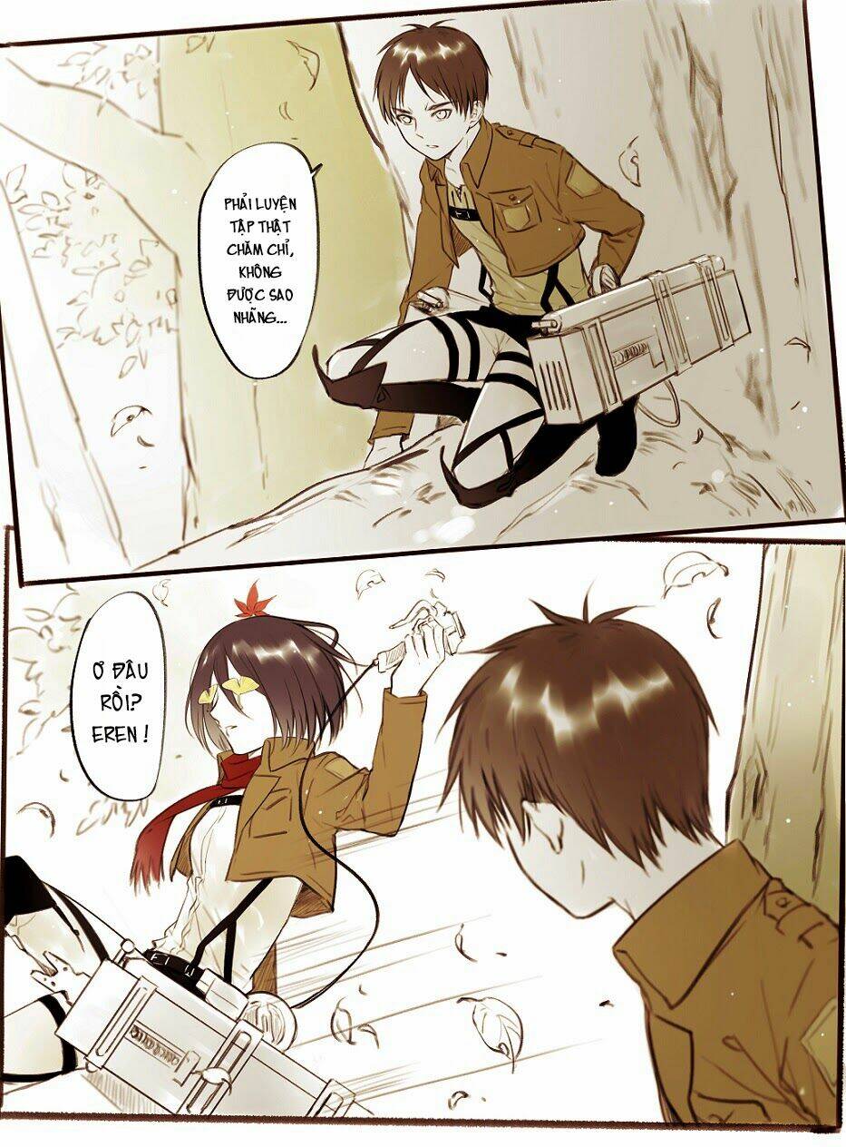 tấn công người khổng lồ - doujinshi eren x mikasa chapter 21 7