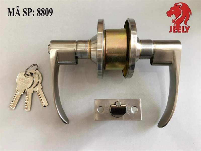 Khóa Tròn Gạt Jeely inox 201