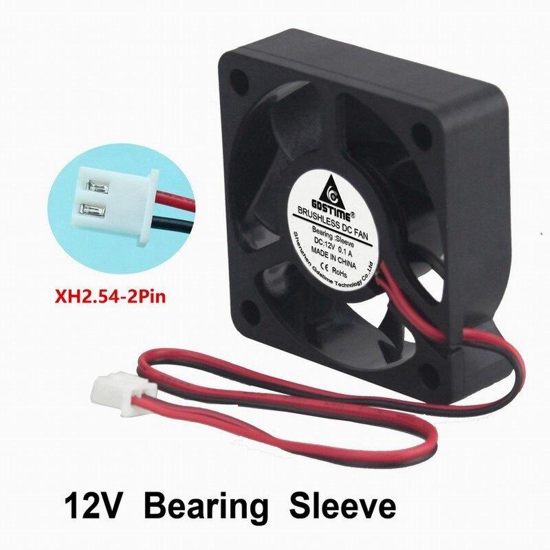 1 Pieces Gdstime DC 12V 50mm x 15mm 50x50x15mm Brushless Cooling Cooler Fan 5cm 5015