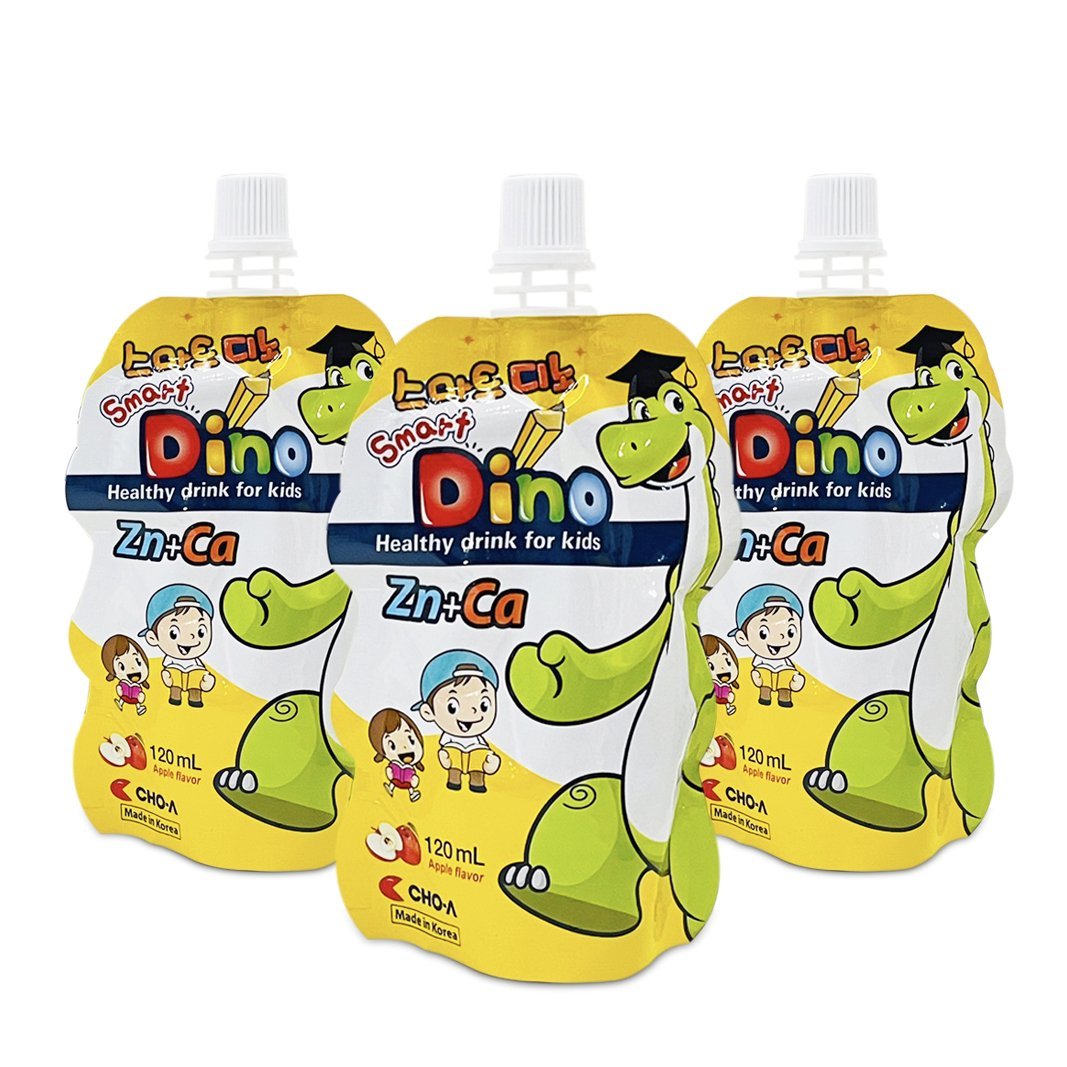 Nước Uống Bổ Sung Canxi Và Kẽm Cho Trẻ Em - Smart Dino Vị Táo  (1 Gói x 120ml)