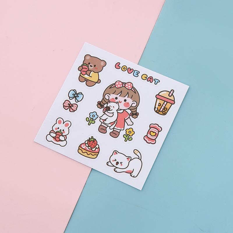 10 mẫu Sticker cute cô gái Nhấn mạnh tính cách của bạn