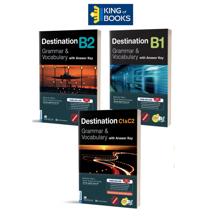 Trọn Bộ Giáo Trình Destination Grammar & Vocabulary B1, B2, C1&C2