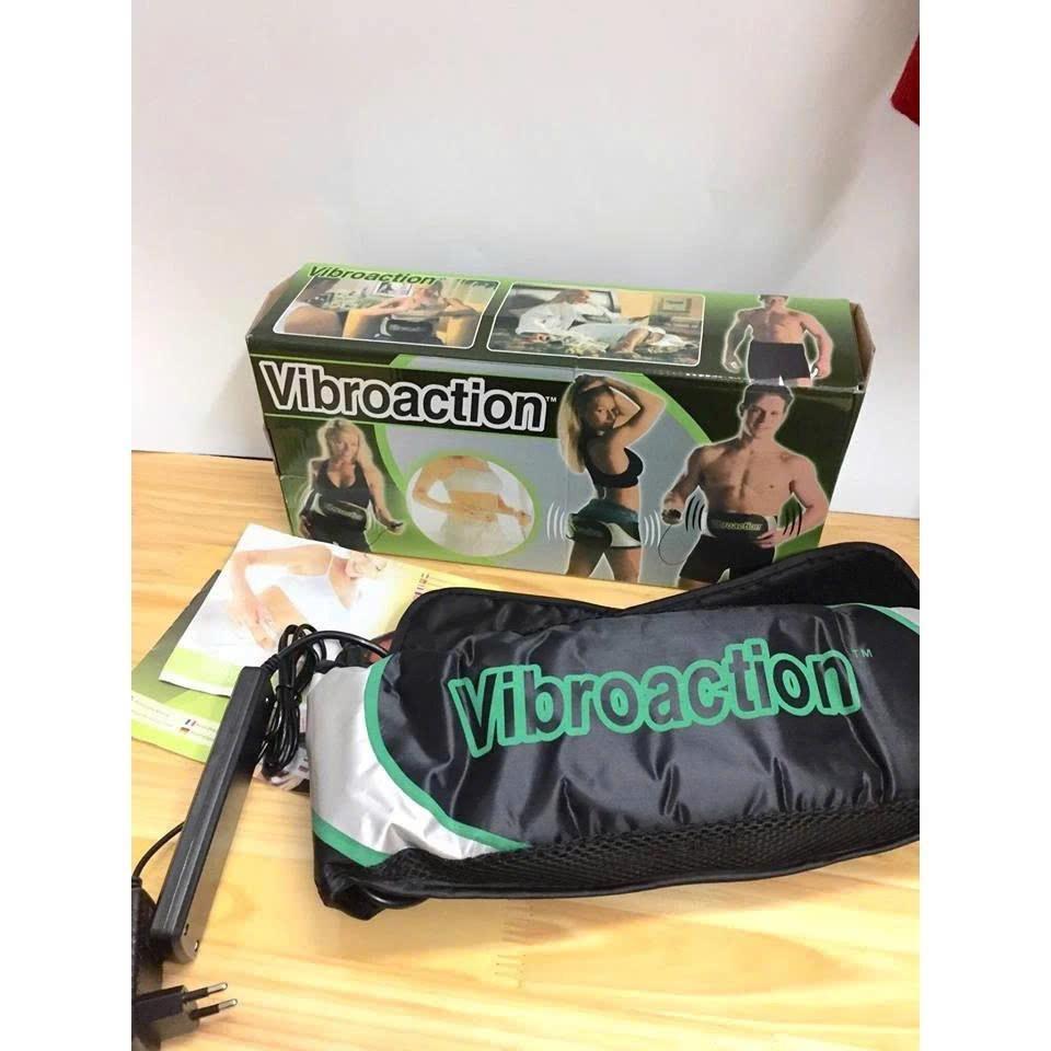 Đai Massage Vibro Action ĐAI LẠNH Rung và Giảm Mỡ Bụng, Massage Rung Giảm Đau Nhức Vai Gáy Chân Tay