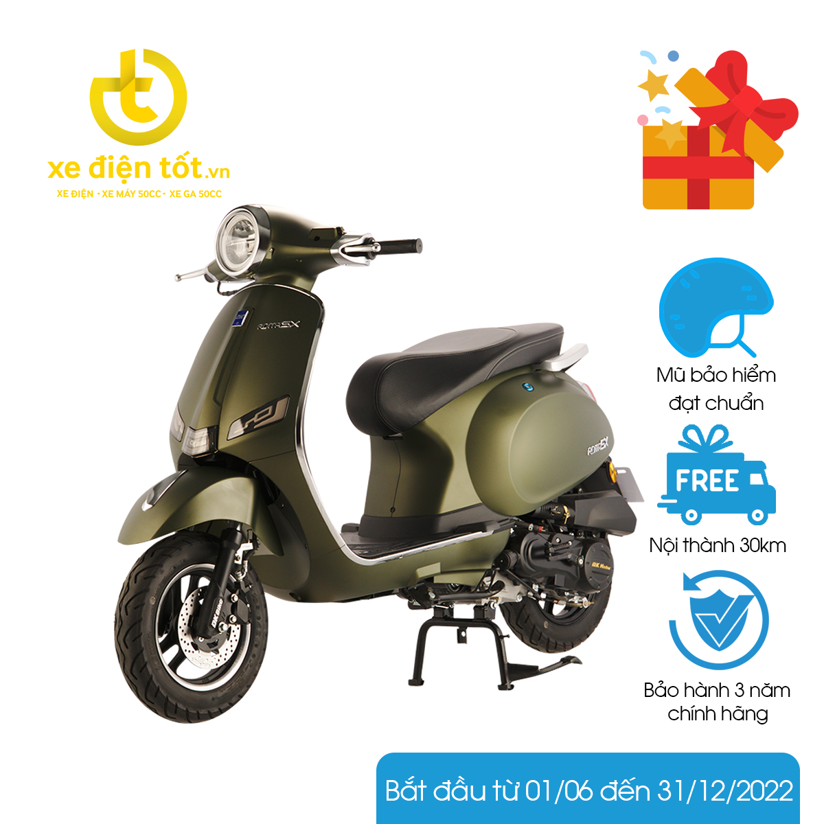 Xe Ga 50CC DK Roma SX