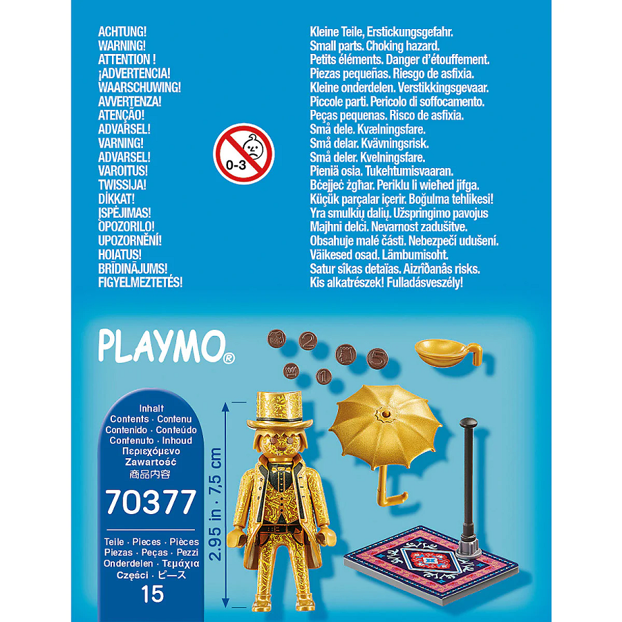 Đồ chơi mô hình Playmobil - Nhân vật Nghệ sỹ biểu diễn đường phố