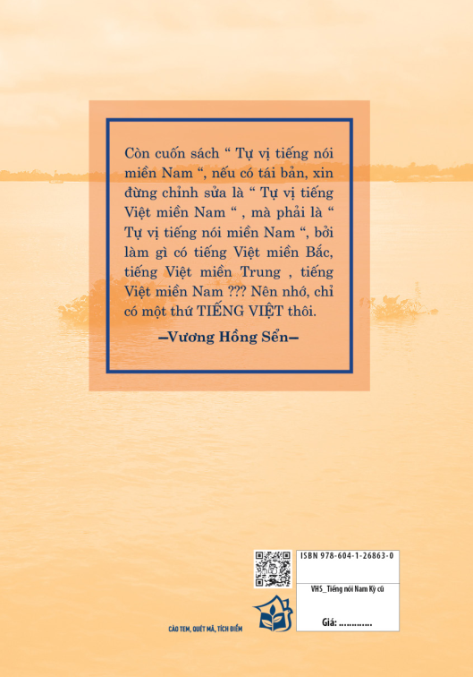 Sách Vương Hồng Sển - Tự vị tiếng nói miền Nam (Bìa cứng)