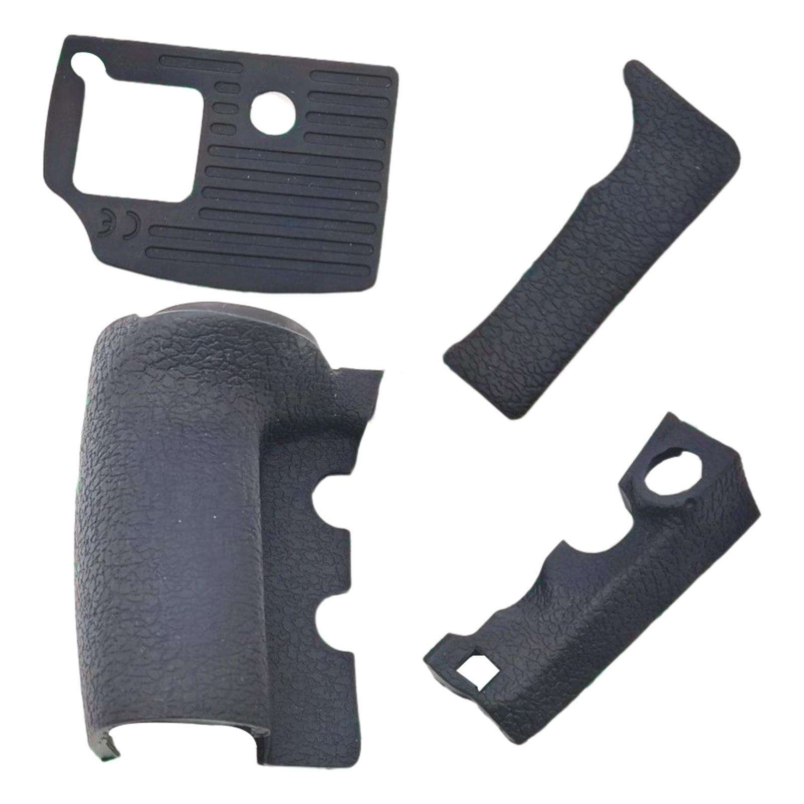 4Pcs Digital Camera Body Rubber Covers Grip Bottom Rear Thumb Side for D810 DSLR Camera Repair Part Cover Unit