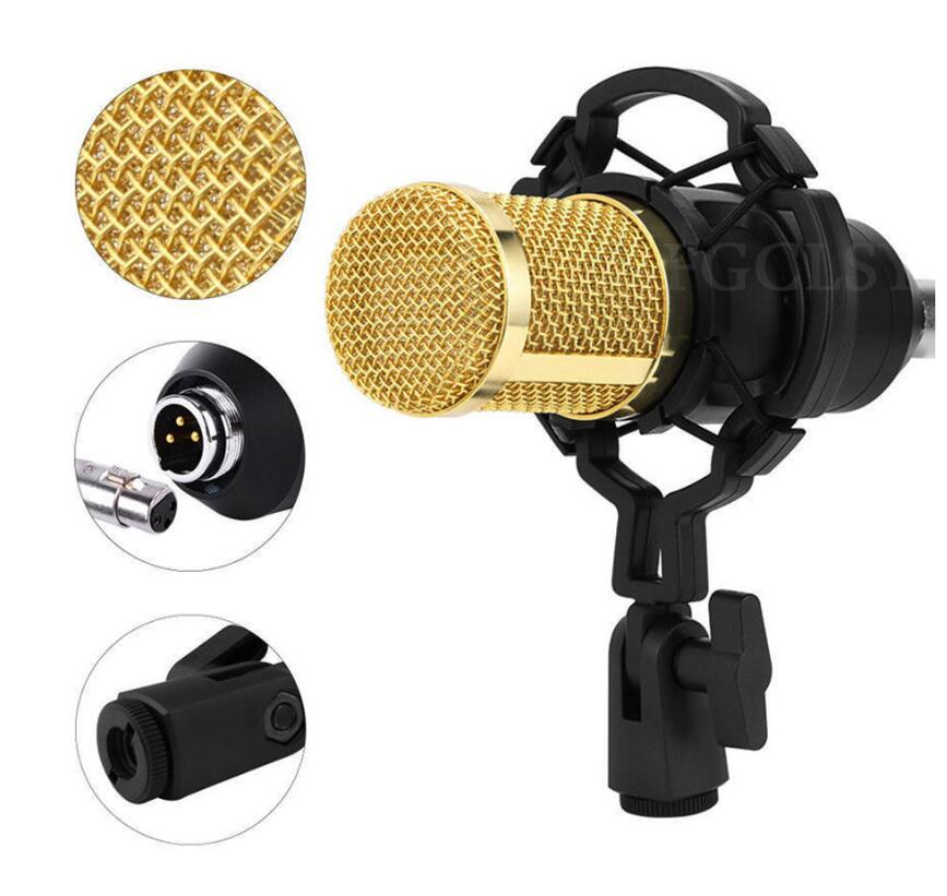 BM800 Condenser Microphone for Computer Studio Recording Professional Bm 800 Microphone with Shock Mount Karaoke Microphones Mic