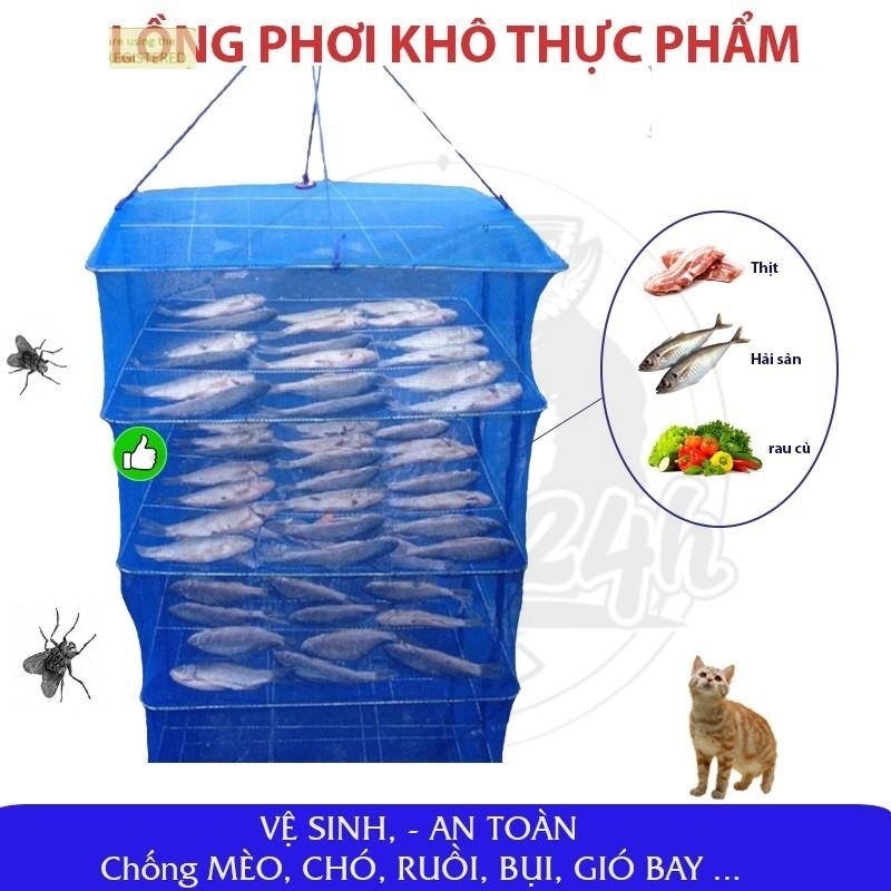 Hot Lồng Phơi Thực Phẩm, Chống Côn Trùng Bằng Lưới PE Cao Cấp - Minh Phú