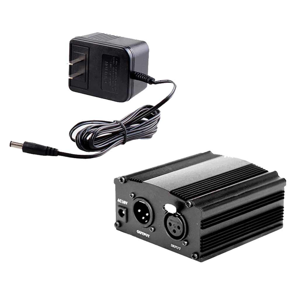 Universal 48V Phantom Power Supply Box for Condenser Microphones