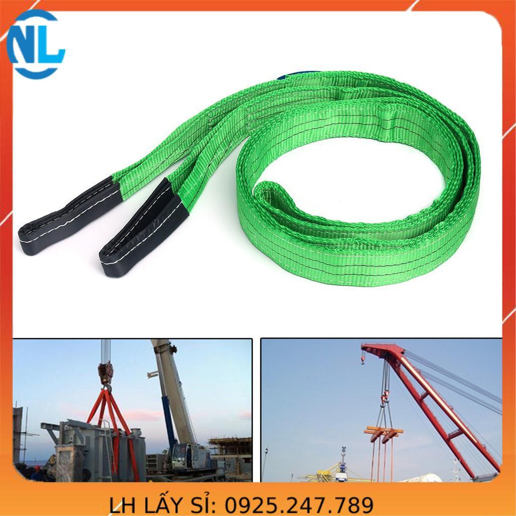 Dây cáp vải cẩu hàng 2 tấn x 8 mét - rộng 5cm
