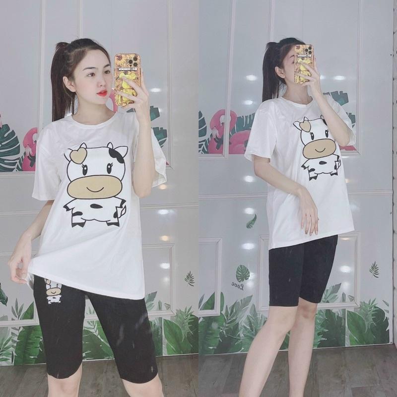 Set bộ thun lửng, bộ đồ ngố dễ thương