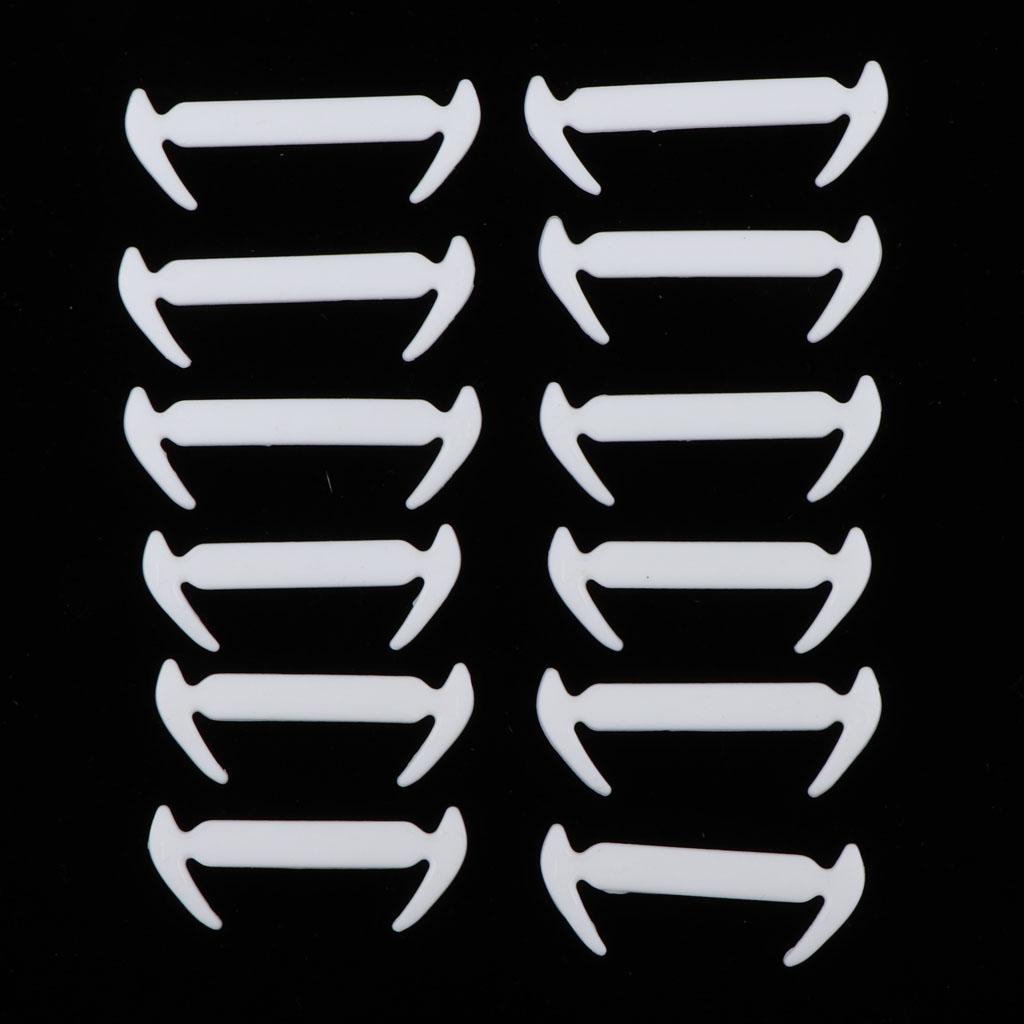 12pcs No Tie Shoelaces for Kids Adults, Waterproof Silicone Flat Elastic Athletic Sports Shoe Laces Multicolor for Sneaker Boots Casual Board Shoes