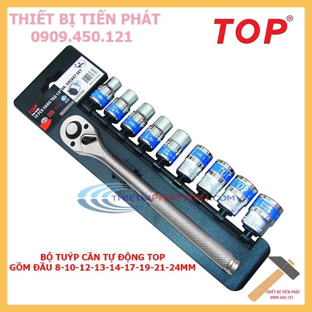 Bộ Tuýp 10 Chi Tiết 1/2&quot; Cần Tự Động