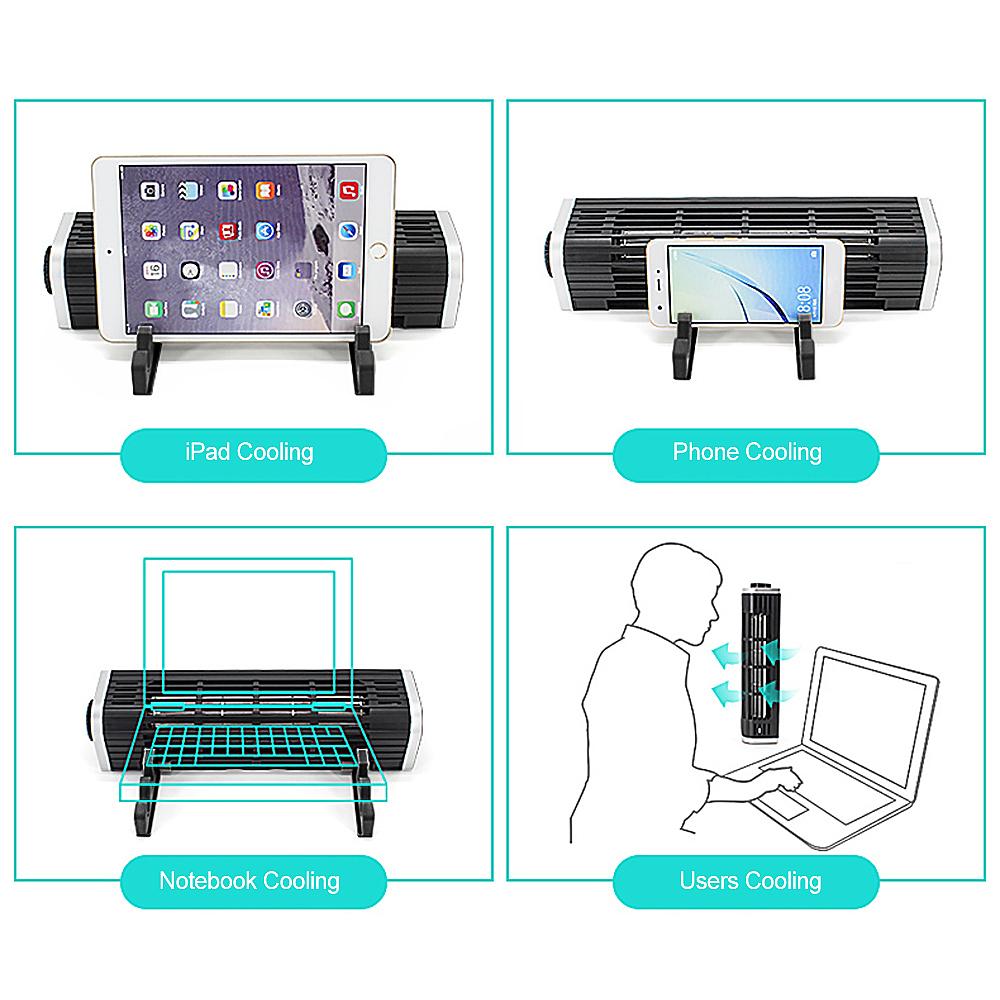 Quạt làm mát máy tính xách tay Olmaster CF-1691 trục ngang có giá đỡ
