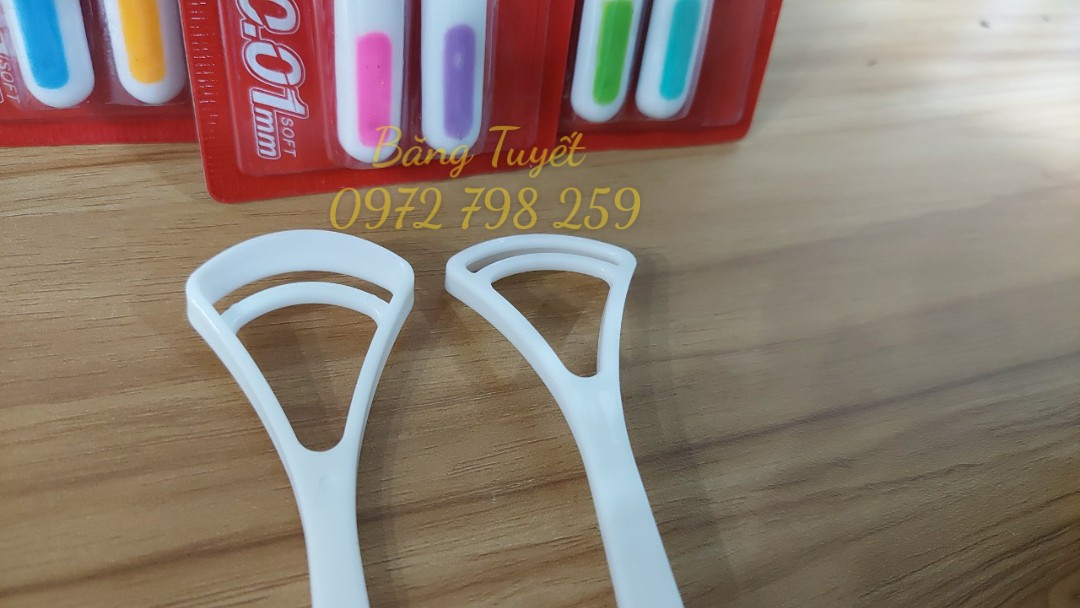 Dụng cụ cạo lưỡi Formula nhựa cao cấp làm sạch lưỡi , giảm thiểu mảng bám tác nhân gây hôi miệng , lạo lưỡi cao cấp