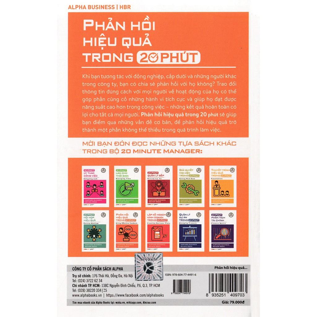 Phản hồi hiệu quả trong 20 phút (Tái bản 2018) - Bản Quyền