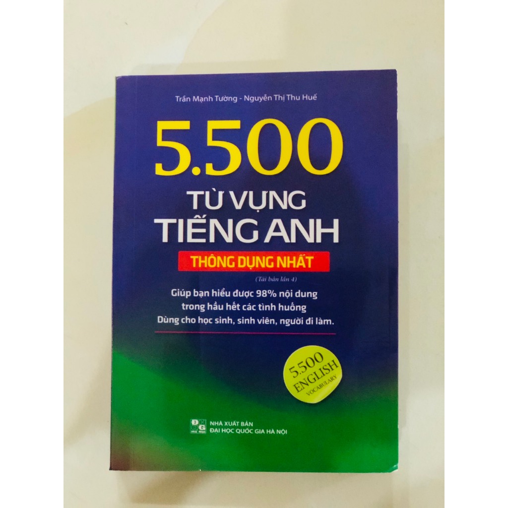 Sách - 5500 từ vựng tiếng Anh thông dụng nhất