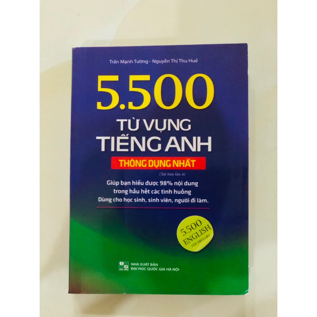Sách - 5500 từ vựng tiếng Anh thông dụng nhất (bản màu)
