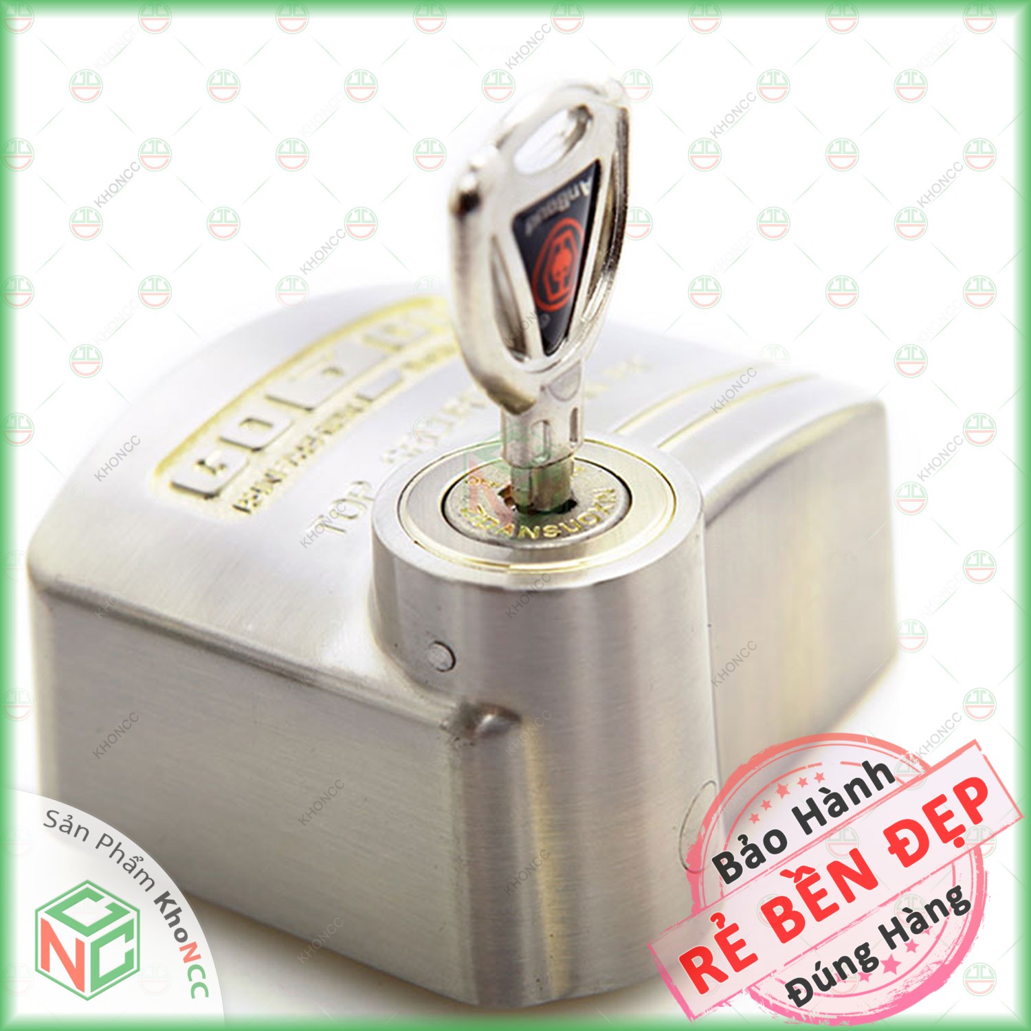 [Loại Tốt] Ổ Khóa Cùm Chụp Chống Cắt KhoNCC Hàng Chính Hãng, Chống Nạy Bảo Vệ Nhà - Văn Phòng - Xưởng Kho Của Bạn - KPD-7826-KhoaPLCN - Ổ Khóa Chụp