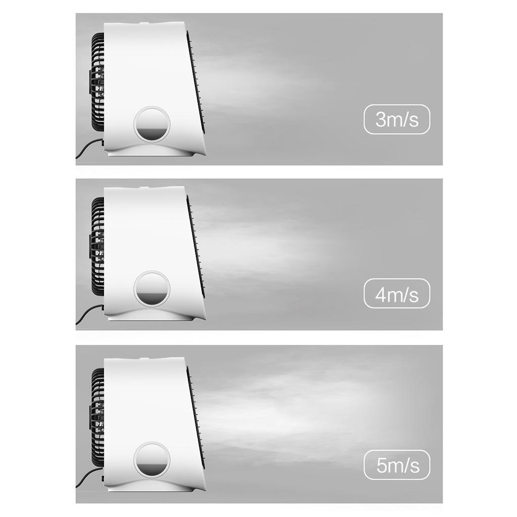 2x Portable Air Cooler Fan Desktop Cooling Air Conditioner Humidifier